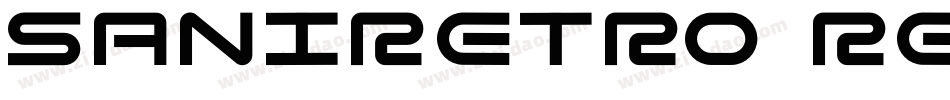 Saniretro Regular字体转换